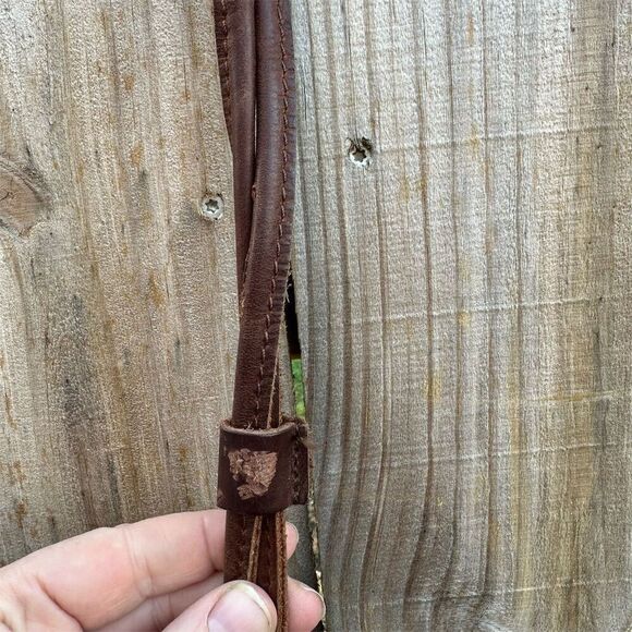 Jesslyn Blake Beige Canvas Leather Crossbody Messenger Bag Unisex - Picture 7 of 15